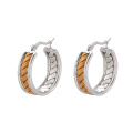 Conception personnalisée de bijoux E-585 Xuping boucles d&#39;oreilles boucles d&#39;oreilles créoles de la mode élégante pour les femmes